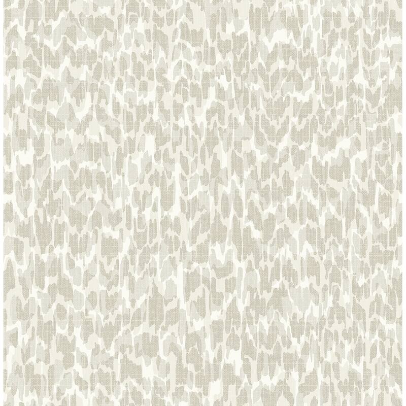 A-Street Prints Flavia Light Grey Animal Print Wallpaper