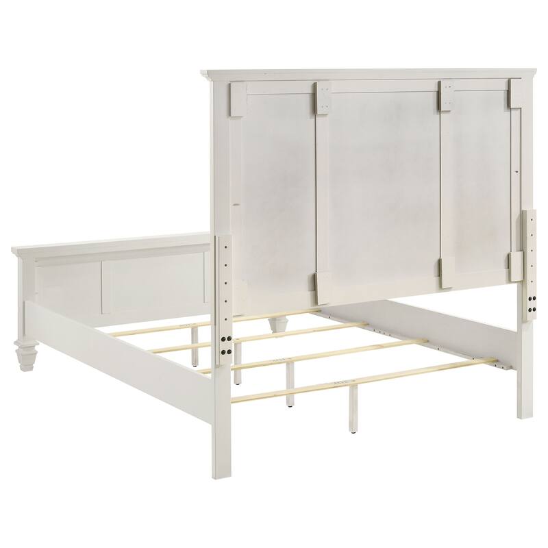 Sandy Beach Panel Black 4-Piece Bedroom Set