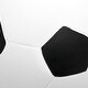 preview thumbnail 4 of 6, 10.7" SportsLite Mini Soccer Table Lamp for Kids Room, Mancave, White and Black - L: 6.2" x W: 6.2" x H: 10.7"