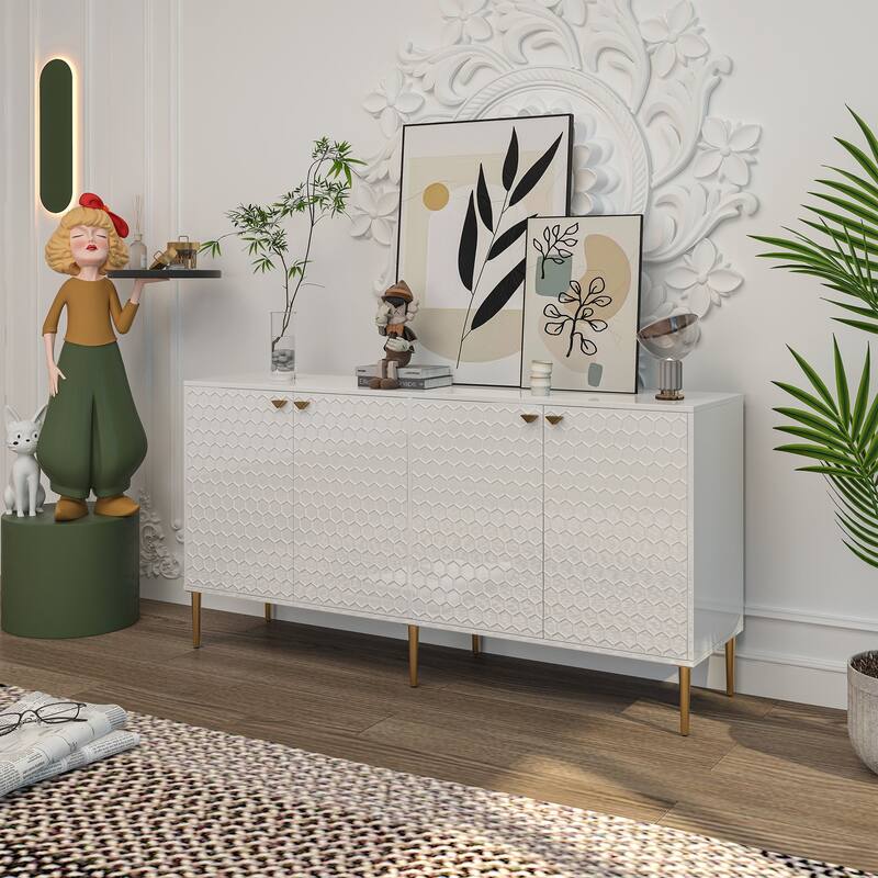 four-door cabinet
