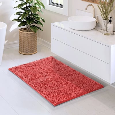 Empyrean Non-Slip Super Plush Chenille Bathroom Rugs