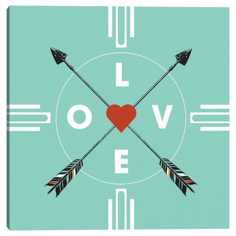 Love Arrow 2 by Parker Jones Canvas Art Print