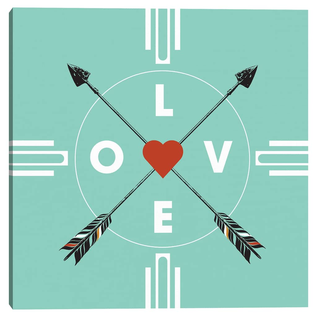 Love Arrow 2 by Parker Jones Canvas Art Print