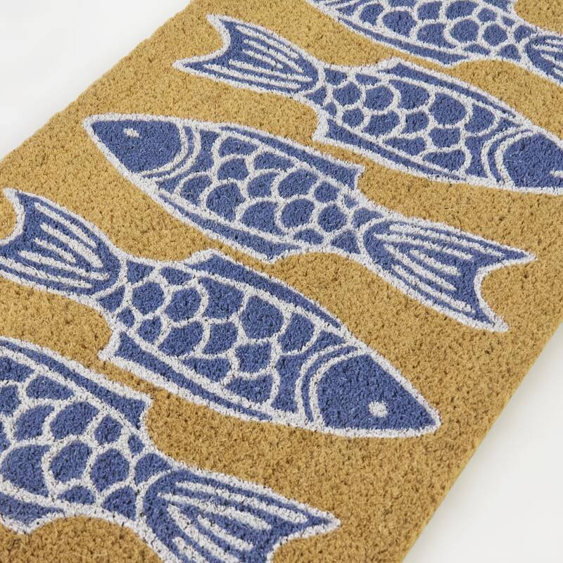 Fish Coastal 18" x 30" Doormat - 18" x 30"
