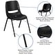 preview thumbnail 5 of 24, 440 lb. Capacity Kid's Ergonomic Shell Stack Chair