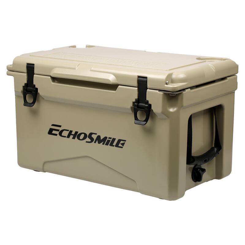 EchoSmile 30 qt. Rotomolded Cooler - Khaki