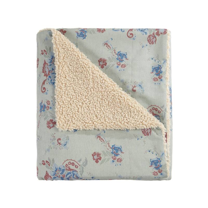 Tasha Polizzi for Paseo Road Western Design Teddy-Backed Bouclé Plush Throw, 50" x 60"