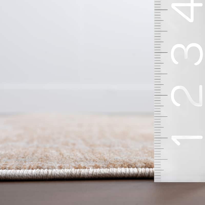 Nuloom Kristin Medallion Fringe Area Rug