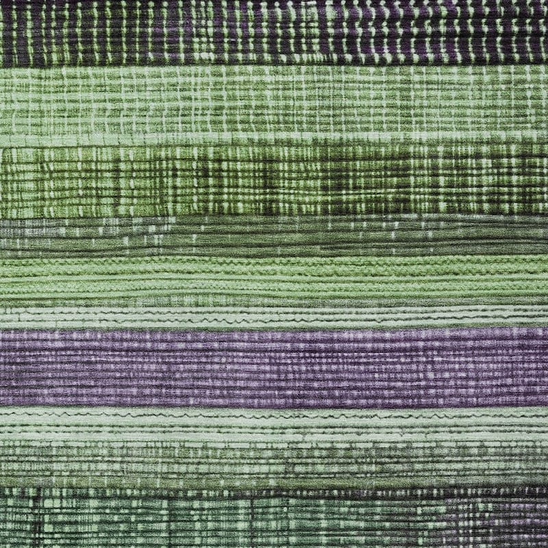 HomeRoots Striped Transitional Rectangle Outdoor Rug