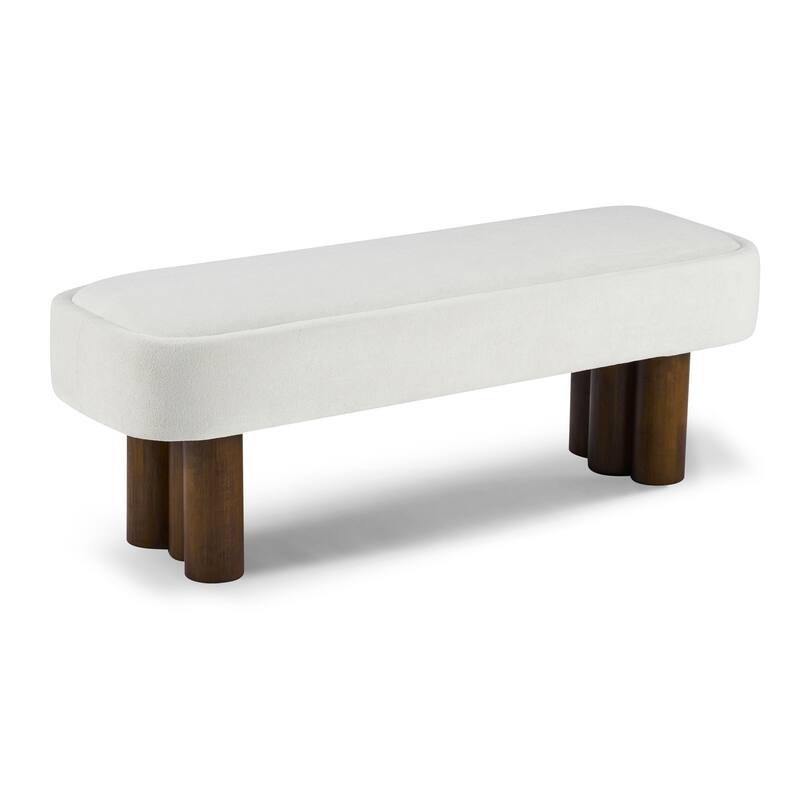 Christopher Knight Home - Modern Upholstered Dining Bench with Padded Seating