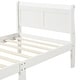 preview thumbnail 13 of 38, Wood Platform Bed Frame, Twin Size Panel Bed with Sleigh Headboard Footboard and Slat Support, Easy to Assemble Slat Bed