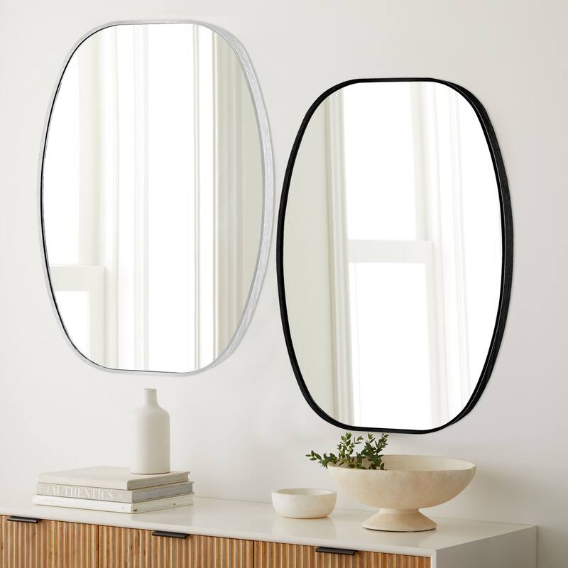 2 Pack Oval Mirror Vanity Decorative Wall Mirror