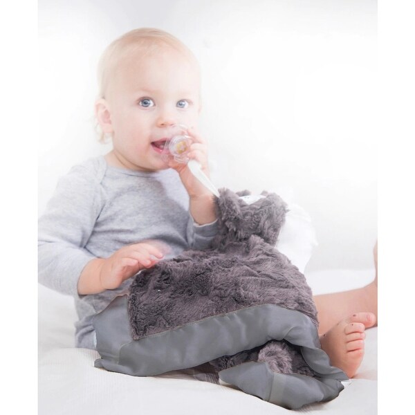 Zalamoon Luxie Pocket Plush Security Blanket with Puppy Stuffed