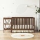 preview thumbnail 9 of 14, Ema 3-in-1 Convertible Crib & Changer Combo Walnut