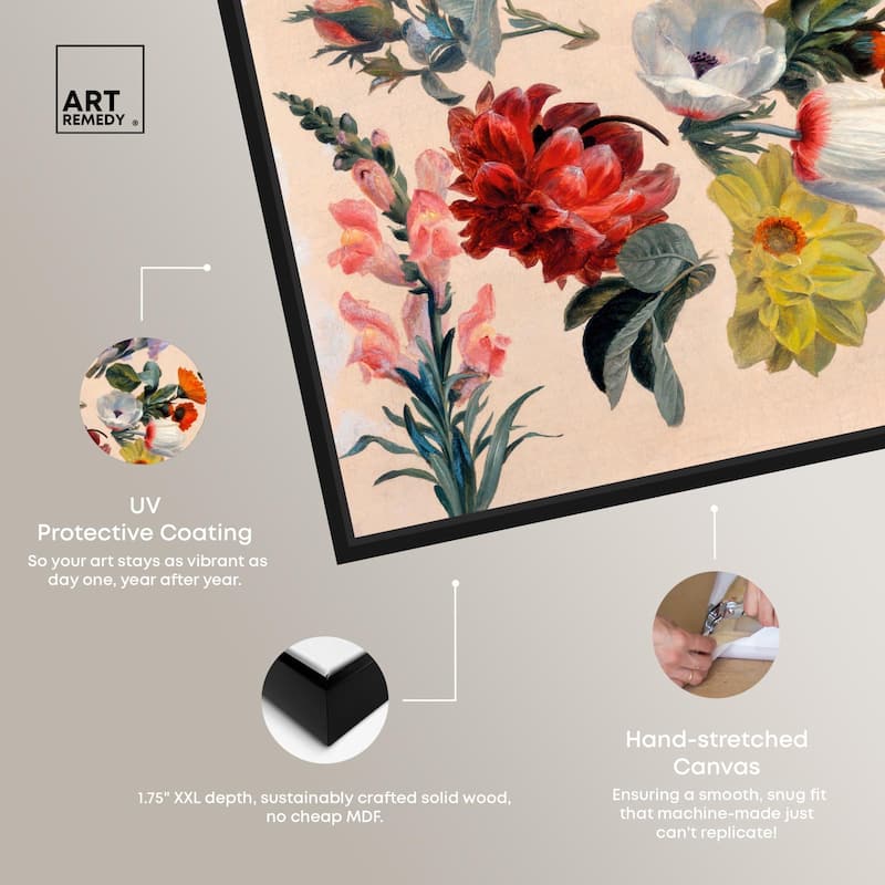 Summer Flowers Canvas by Art Remedy