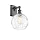 Option Matte Black / Clear Water Glass