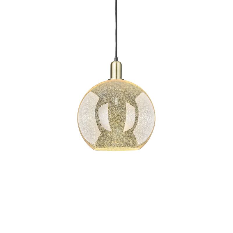 Innovations Lighting 716-1P-15-12 Athens Pendant Athens 12" Wide - Black Antique Brass / Mercury