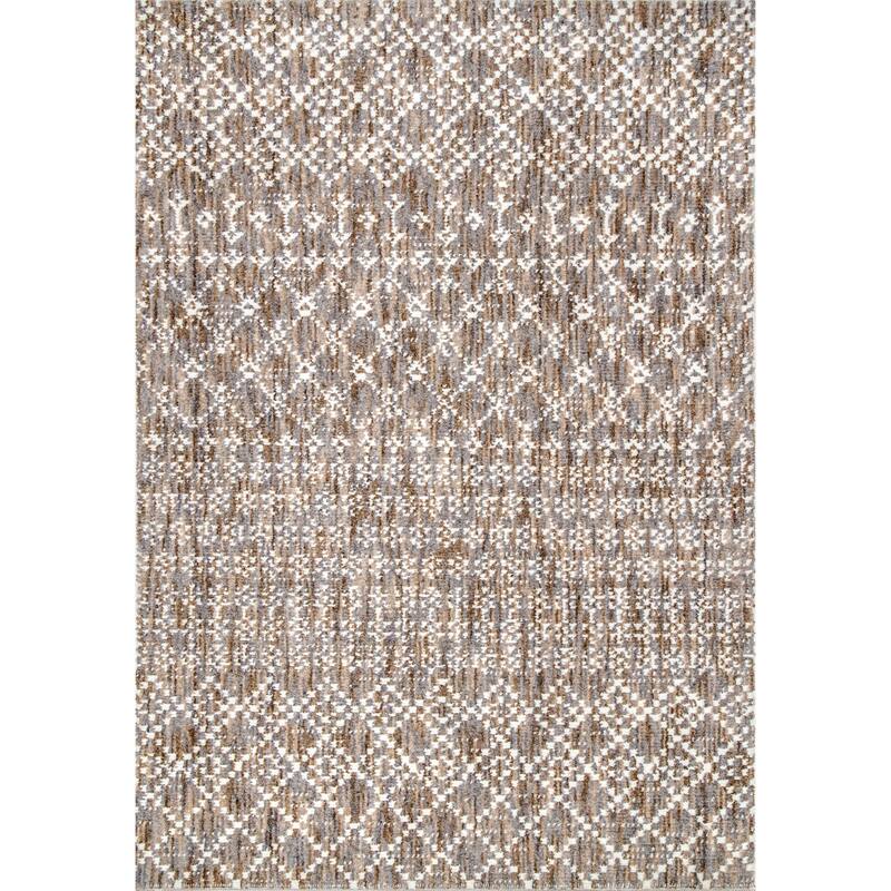 Nuloom Contemporary Modern Mayen Geo Trellis Area Rug