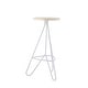 preview thumbnail 25 of 49, Trinity Modern Round Metal Backless Bar Stool with Hairpin Legs and Integrated Footrest for Kitchen Island & Home Bar