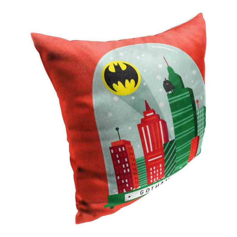 Warner Brothers DC Justice League Gotham Globe 18 Inch Throw Pillow