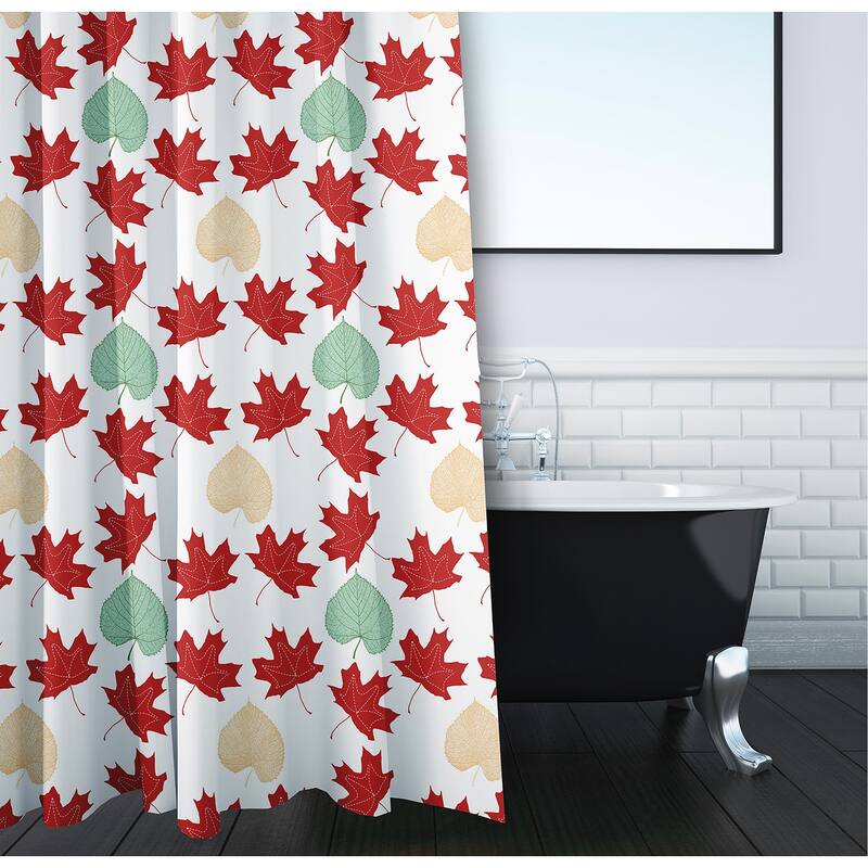 Lots of Leaves Shower Curtain