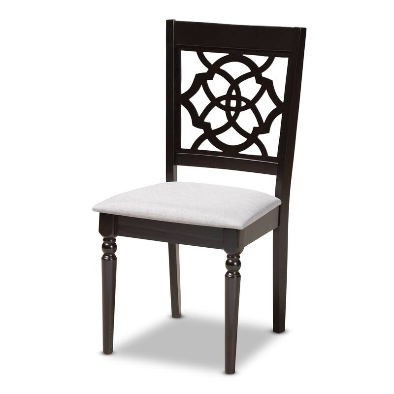 Modern and Contemporary Fabric 4-Piece Dining Chair Set