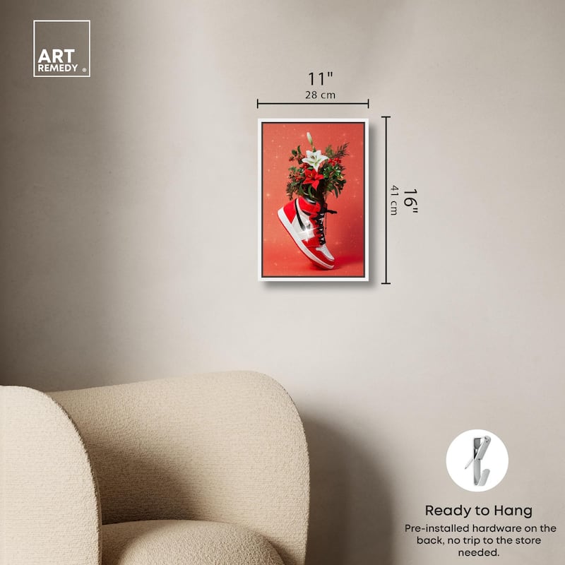 Holiday Sneaker Canvas by Art Remedy