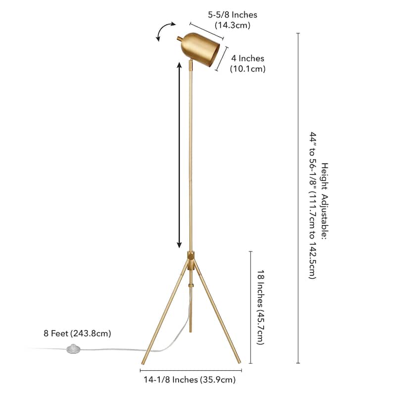 Bruno Tripod Floor Lamp