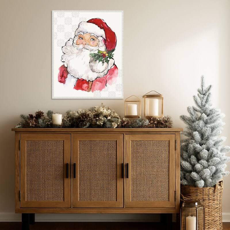 Special Delivery VII by Anne Tavoletti (23 x 28 in.), Framed Canvas Wall Art Print - Sylvie Beaded White