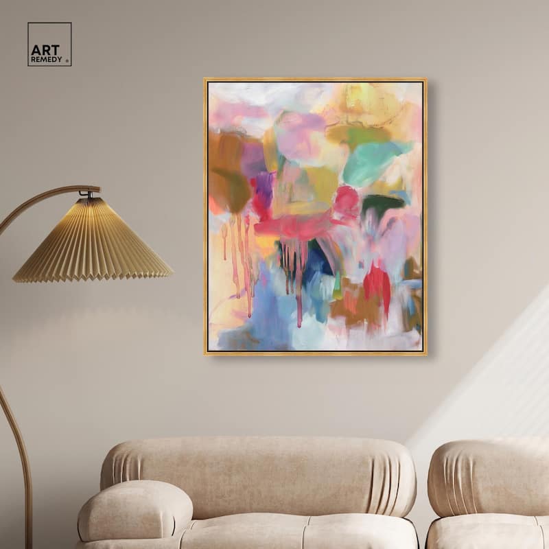 Art with Bold Colors Canvas by Art Remedy