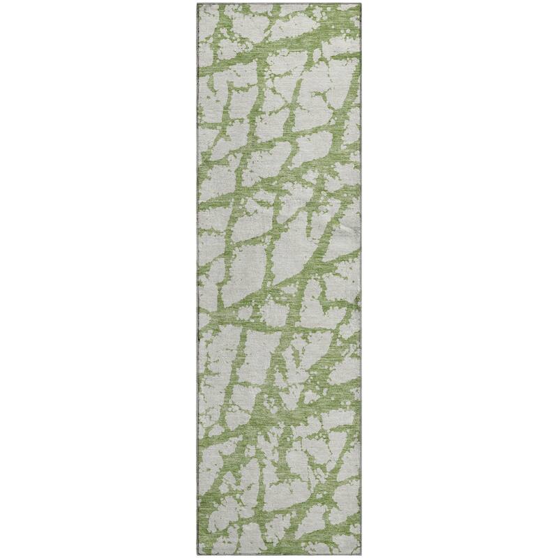 Premium Washable Super Soft Modern Crackle Mayfield Rug
