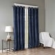 preview thumbnail 61 of 70, SunSmart Mirage Knitted Jacquard Total Blackout Grommet Window Curtain Panel