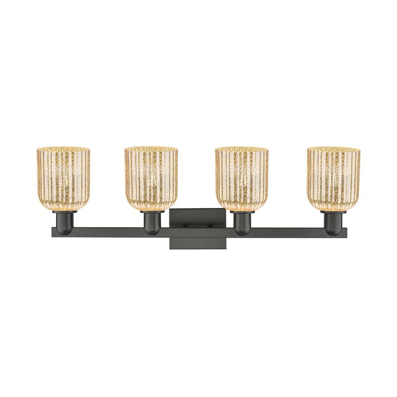 Innovations Lighting Downtown Urban - Bridal Veil - 4 Light 32" Bath Vanity Light