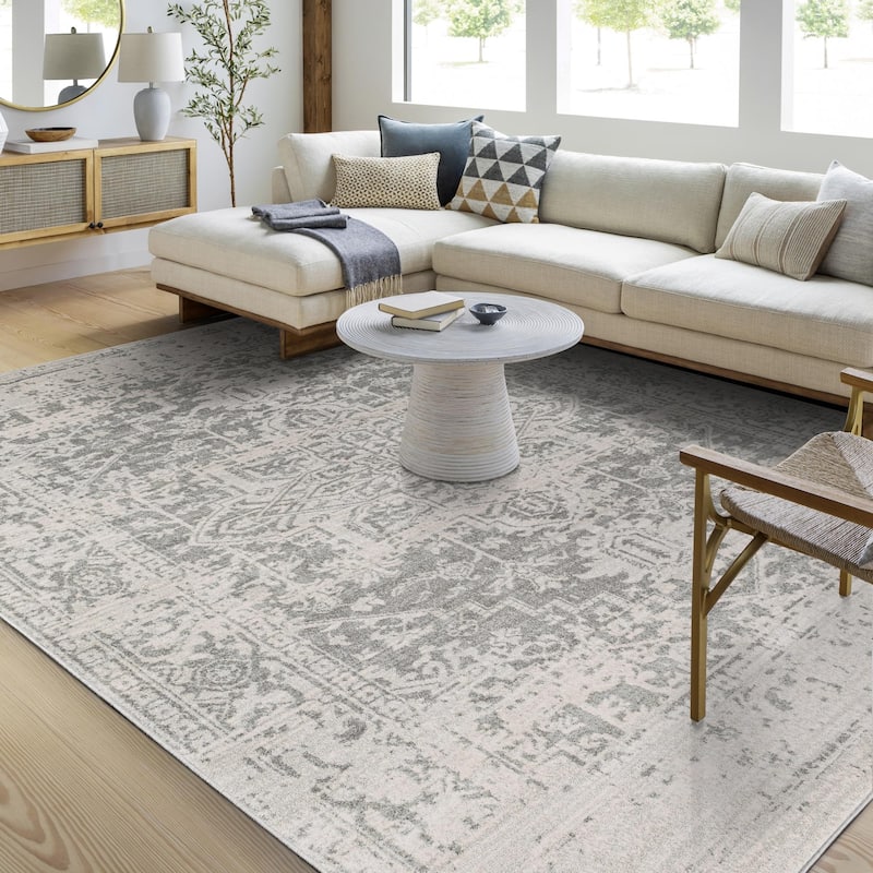 Livabliss Harput Updated Traditional Medallion Area Rug