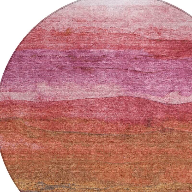 HomeRoots Abstract Modern Rectangle Outdoor Rug