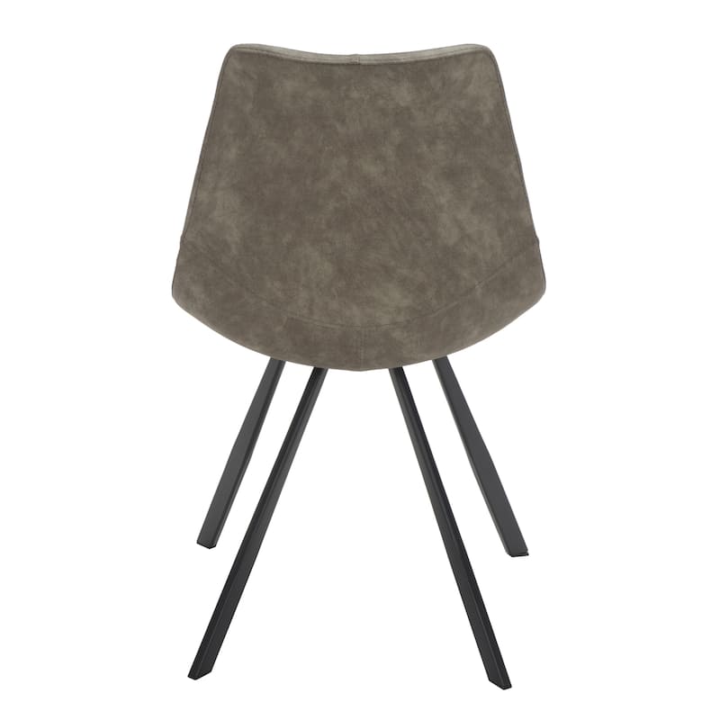 SAFAVIEH Fleeta Mid-Century Dining Chair (Set of 2) - 24 In. W x 19 In. D x 33 In. H - 24Wx19Dx33H