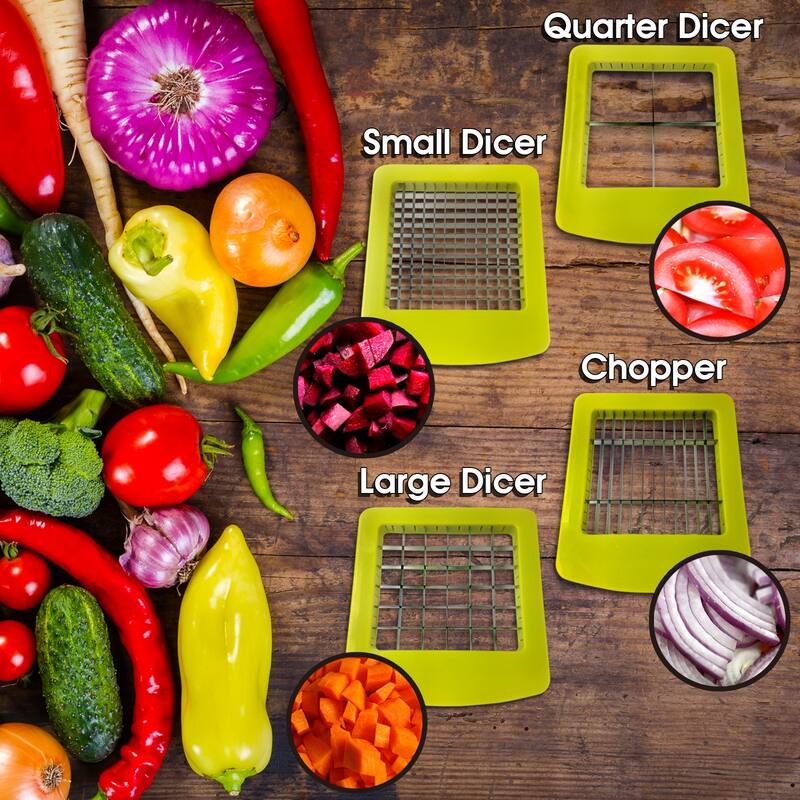MegaChef 8 in 1 Multi-Use Slicer Dicer, peeler and Chopper