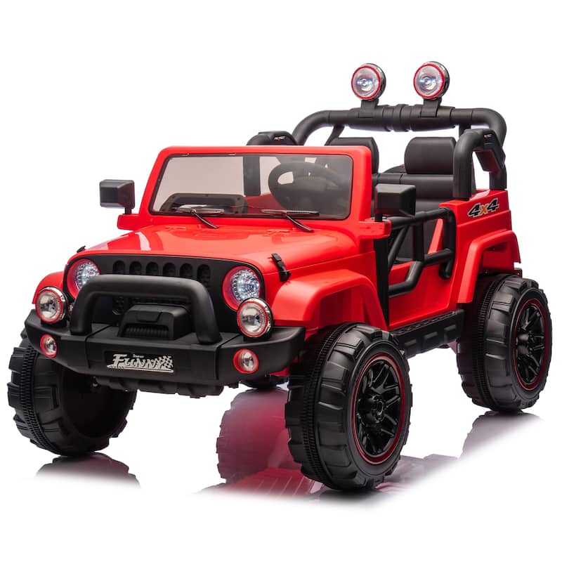 24V Kids Ride On Car Red Off-Road Toy Car Battery Powered Electric Car