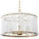 preview thumbnail 1 of 7, Quorum International 8575-4 Prestige 4 Light 21" Wide Pendant with Aged Brass