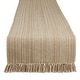 preview thumbnail 6 of 73, DII Variegated Taupe Fringe Table Runner 13x72 Table Runner, 13x72" - Taupe