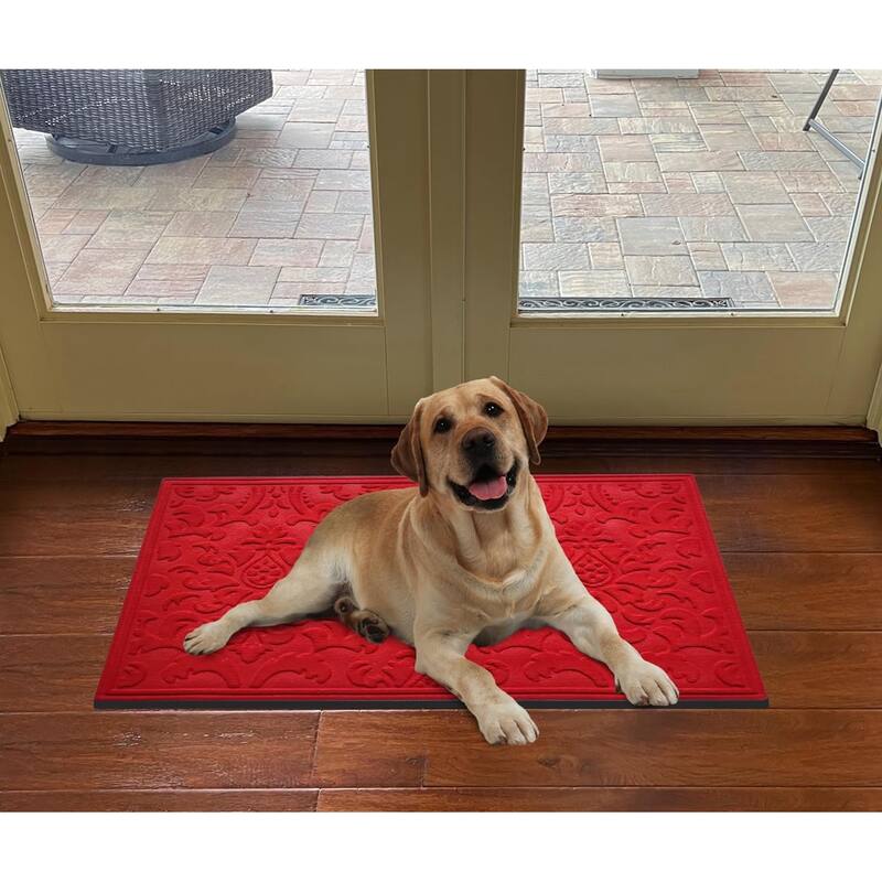 A1HC New All Weather Superior Dirt and Moisture Absorbing Polypropylene Door Mat with Non-Slip Backing for Inside Outside Use