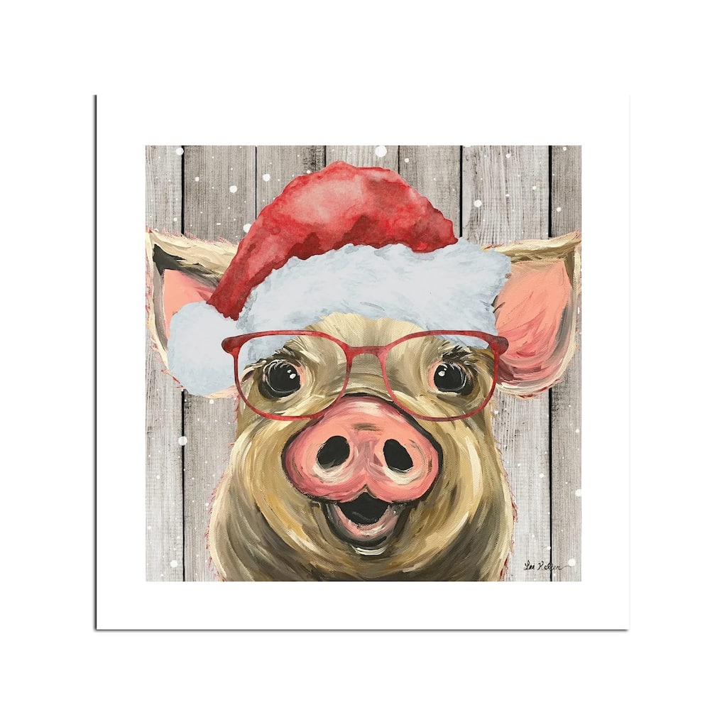 Farmhouse Christmas Fine Art by Hippie Hound Studios - Multi