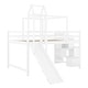 preview thumbnail 12 of 17, Full Size Loft Bed with Tent and Tower , Sturdy Construction and Playful Design for Kids