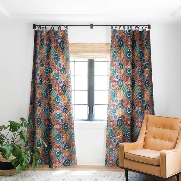 Blackout Deseo Bold Spanish Tile MadetoOrder Curtain Panel (One Panel