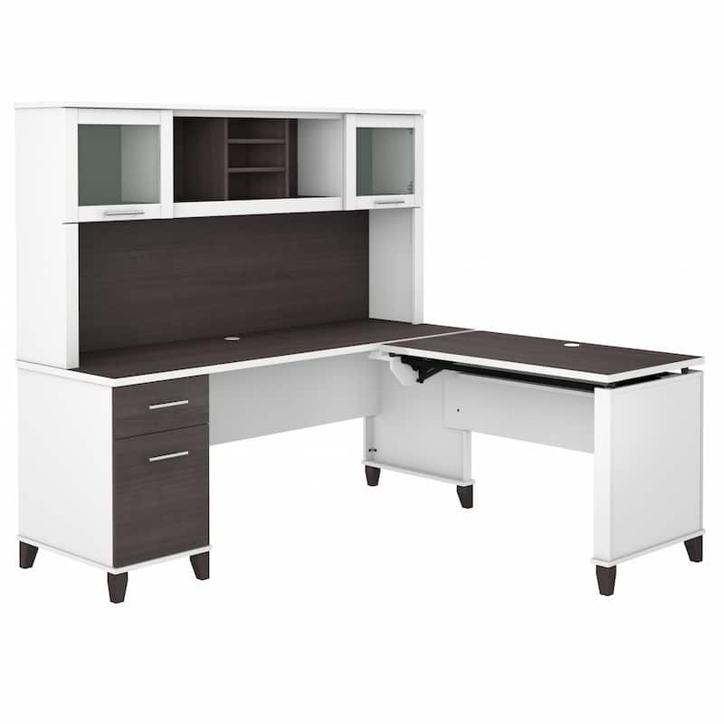 Bush Furniture Somerset 72W 3 Position Sit to Stand Desk