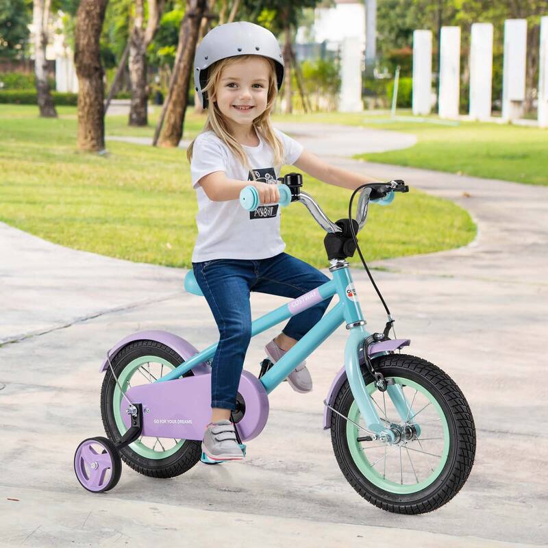 Costway 12" Kids Bike with Adjustable Saddle Handlebar Removable - See Details