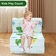 preview thumbnail 25 of 48, DoCred Kids Folding Sofa, Convertible Floor Mattress, Bed, Play Couch