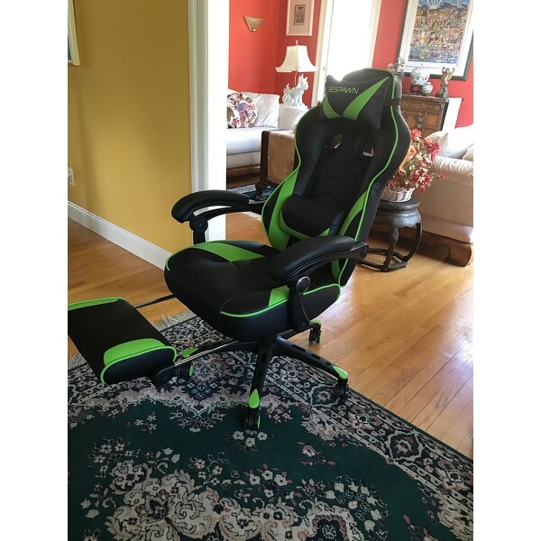 Top Product Reviews For Respawn 110 Racing Style Reclining Gaming Chair With Footrest 22848763 Overstock