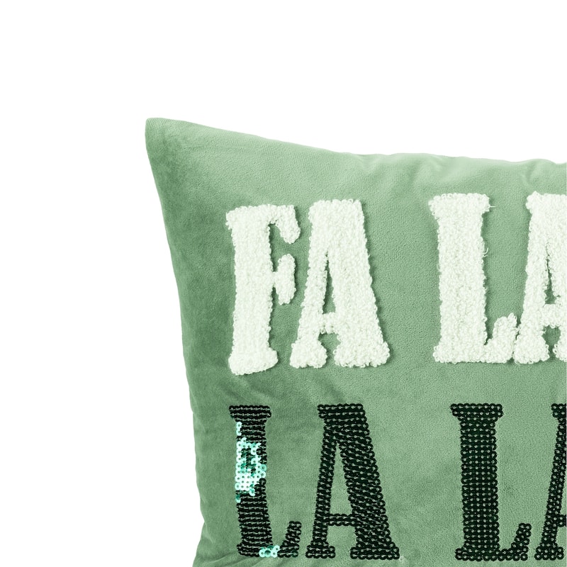 Lush Decor And Fa La La La Decorative Pillow Single