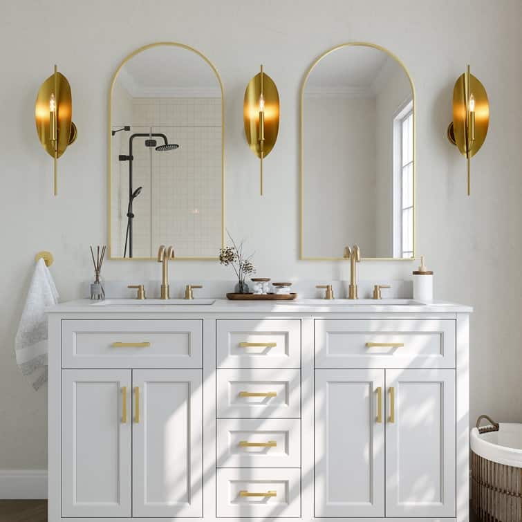 Acroma Steel Candle Wall Light